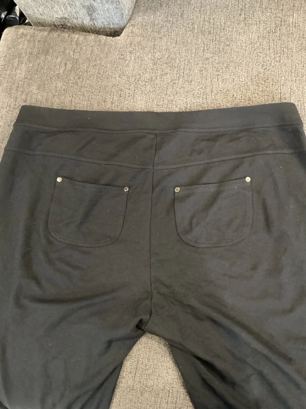 Women’s Calvin Klein Black Straight-Leg Stretch Pants